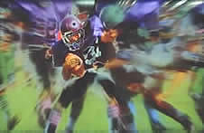 Psychedelic Football Photographic Print